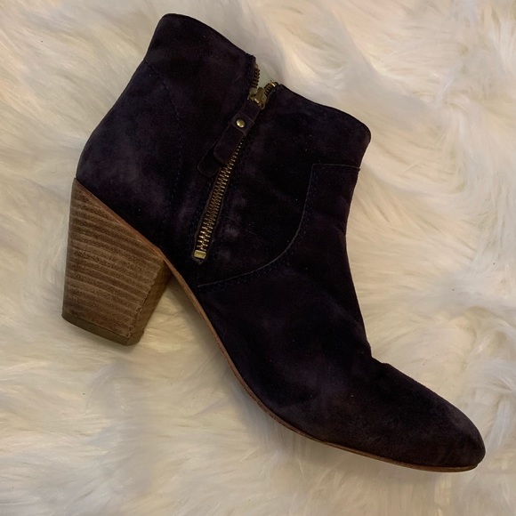 🔮GUC Boden Hoxton Grey Suede Zip Booties Sz 42🔮 - Picture 3 of 7